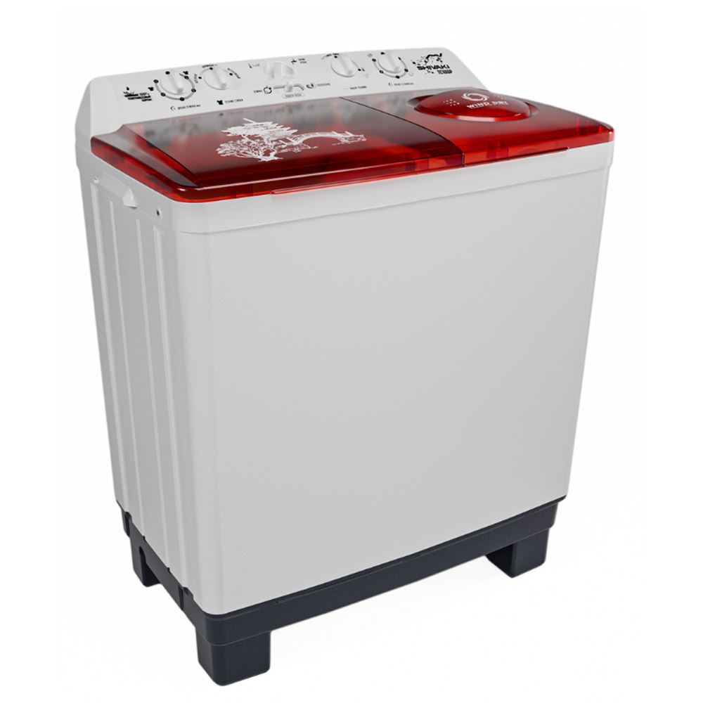 Washing machine Shivaki TC 100P, Red