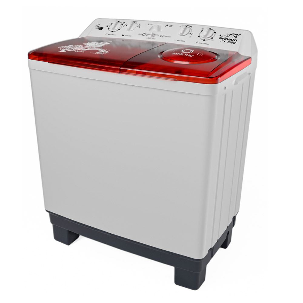 Washing machine Shivaki TC 100P, Red