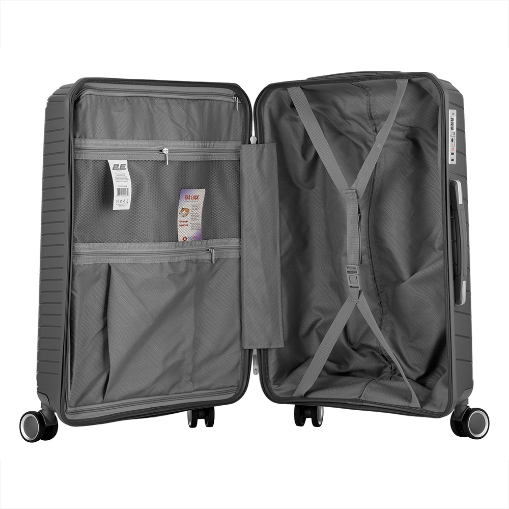 Suitcase set 2E, SIGMA,(L+M+S) 3 in 1, Graphite