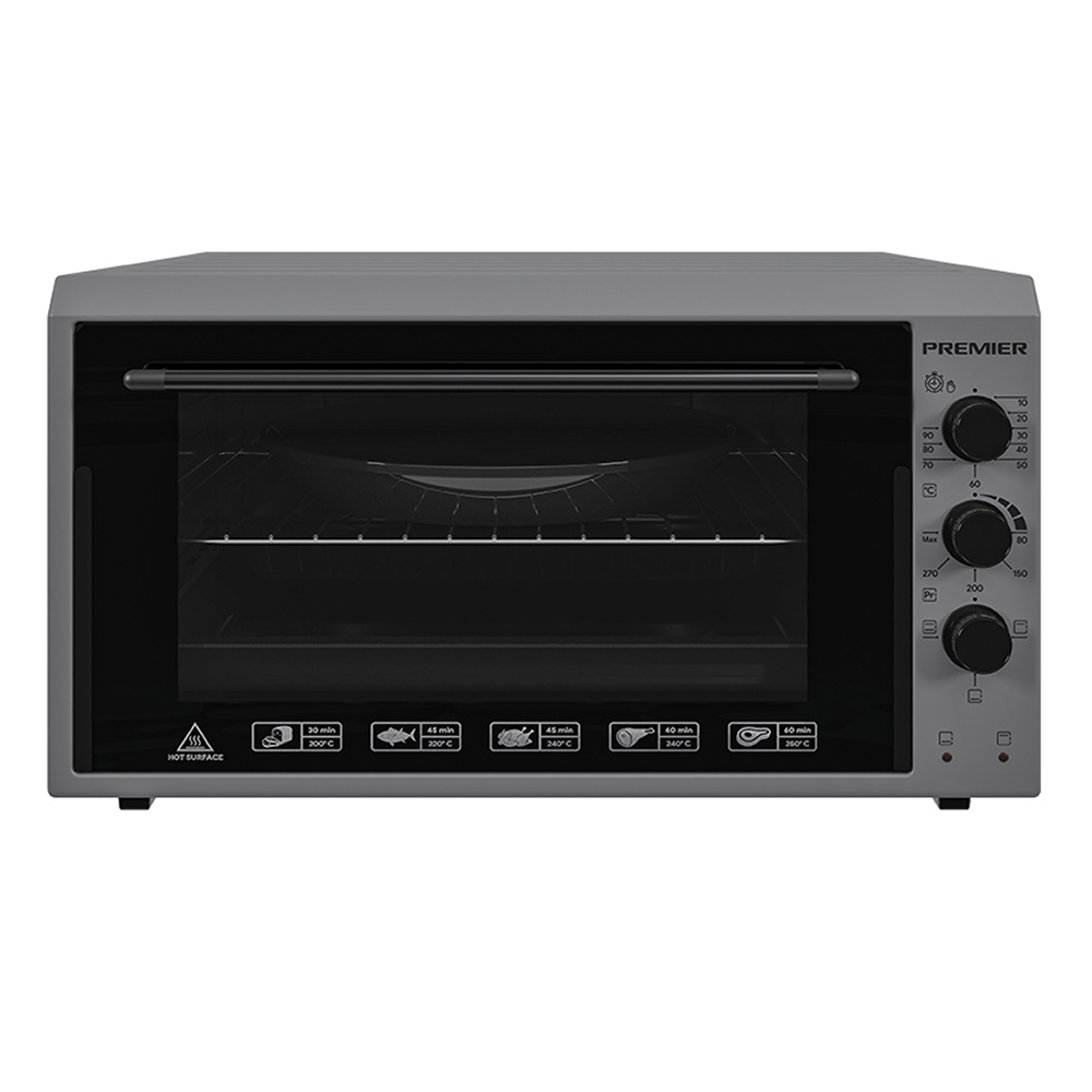 Mini oven Premiere PRO-ECO 45, Silver | MUZ