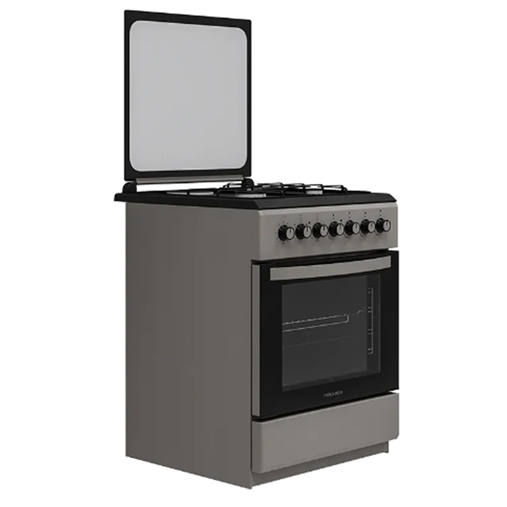 Gas stove Premier PRO-G6031/MS1, Black and Grey | MUZ