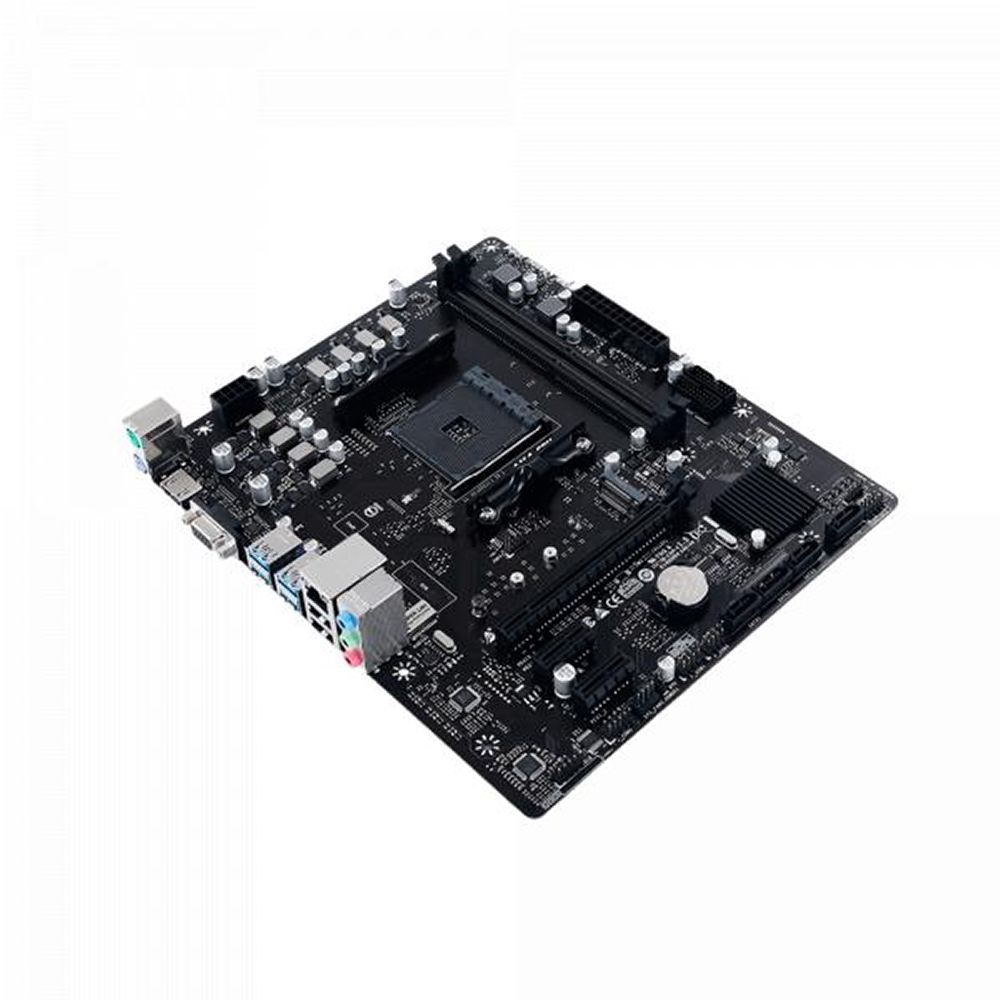 Asosiy plata Biostar B550MH | m-ATX | AM4 | DDR4 x2 | D-Sub x1,HDMI x1 | USB 2.0 x2,USB 3.0 x4, PS/2 x2 | PCI-E x16 - 1, PCI-E x1 - 2 | SATA x4; M2 x1