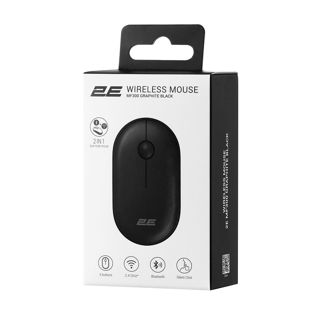 Mouse 2E MF300 Silent , Black