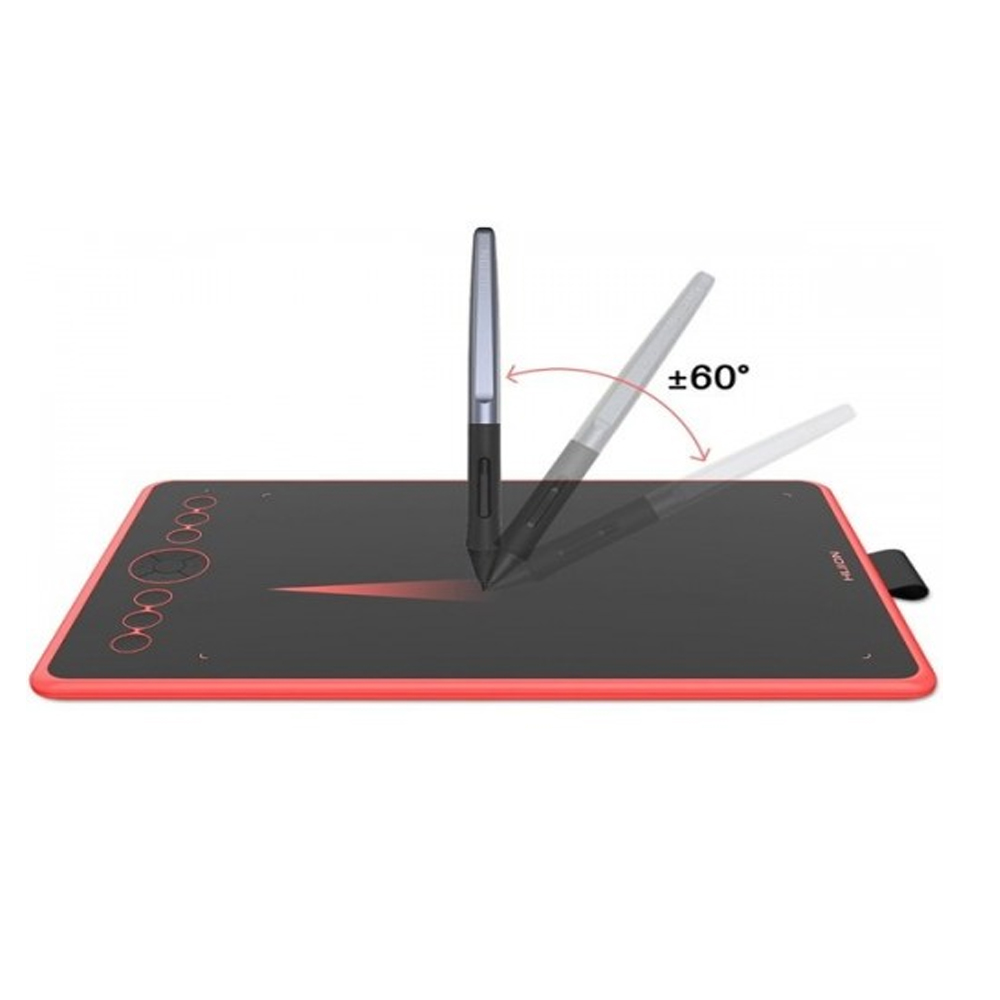 Graphical tabled Huion Inspiroy lnk H320M, Coral red