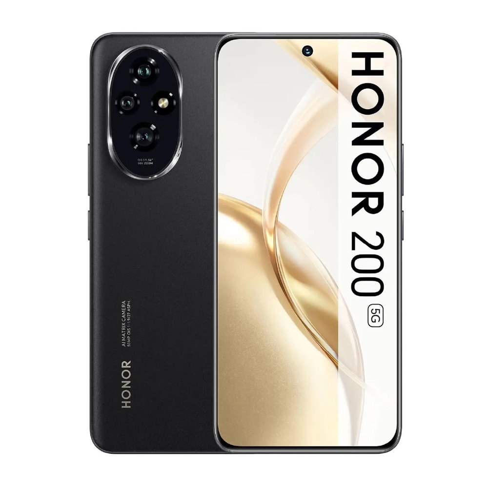 Honor 200 8/256GB (Qora) + sovg'aga aqlli soat