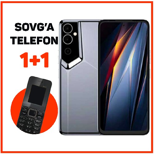 Tecno Pova Neo 2 6/128 GB Uranolite Grey + В подарок Кнопочный телефон