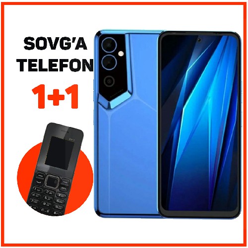 Tecno Pova Neo 2 6/128GB Cyber Blue + В подарок Кнопочный телефон