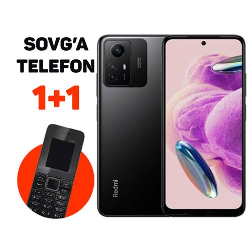 Xiaomi Redmi Note 12S 8/256GB, Onyx Black + Sovg`a sifatida tugmali telefon
