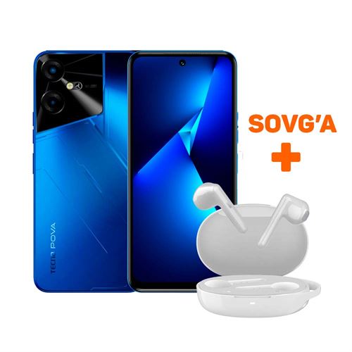 Tecno Pova Neo 3 4/128GB Hurricane Blue + Sovg'a simsiz quloqchin Tecno Buds 2