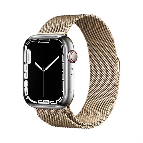 Apple Watch Series 7 45mm Milanese Gold
