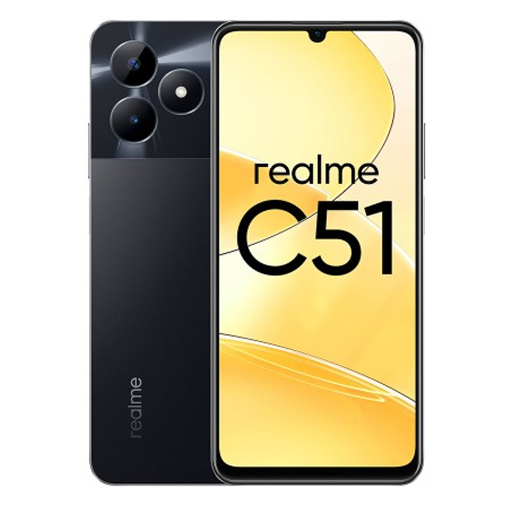 Realme C51 4/128GB (Qora)