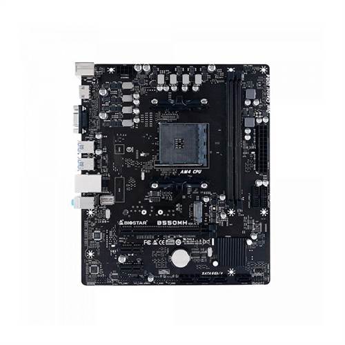 Motherboard Biostar B550MH | m-ATX | AM4 | DDR4 x2 | D-Sub x1,HDMI x1 | USB 2.0 x2,USB 3.0 x4, PS/2 x2 | PCI-E x16 - 1, PCI-E x1 - 2 | SATA x4; M2 x1