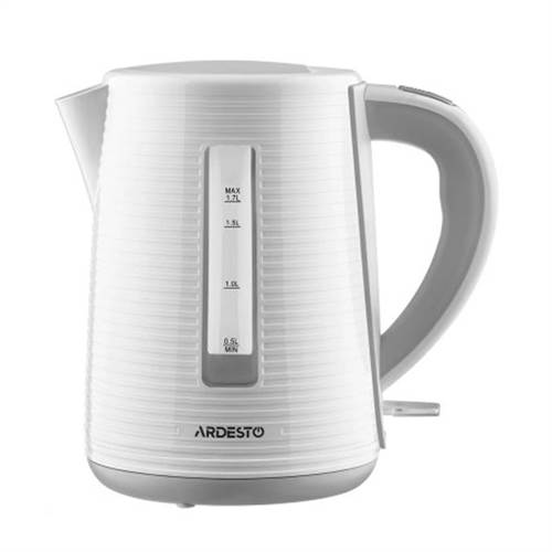 Electric kettle Ardesto EKL-F17WG, White/Gray