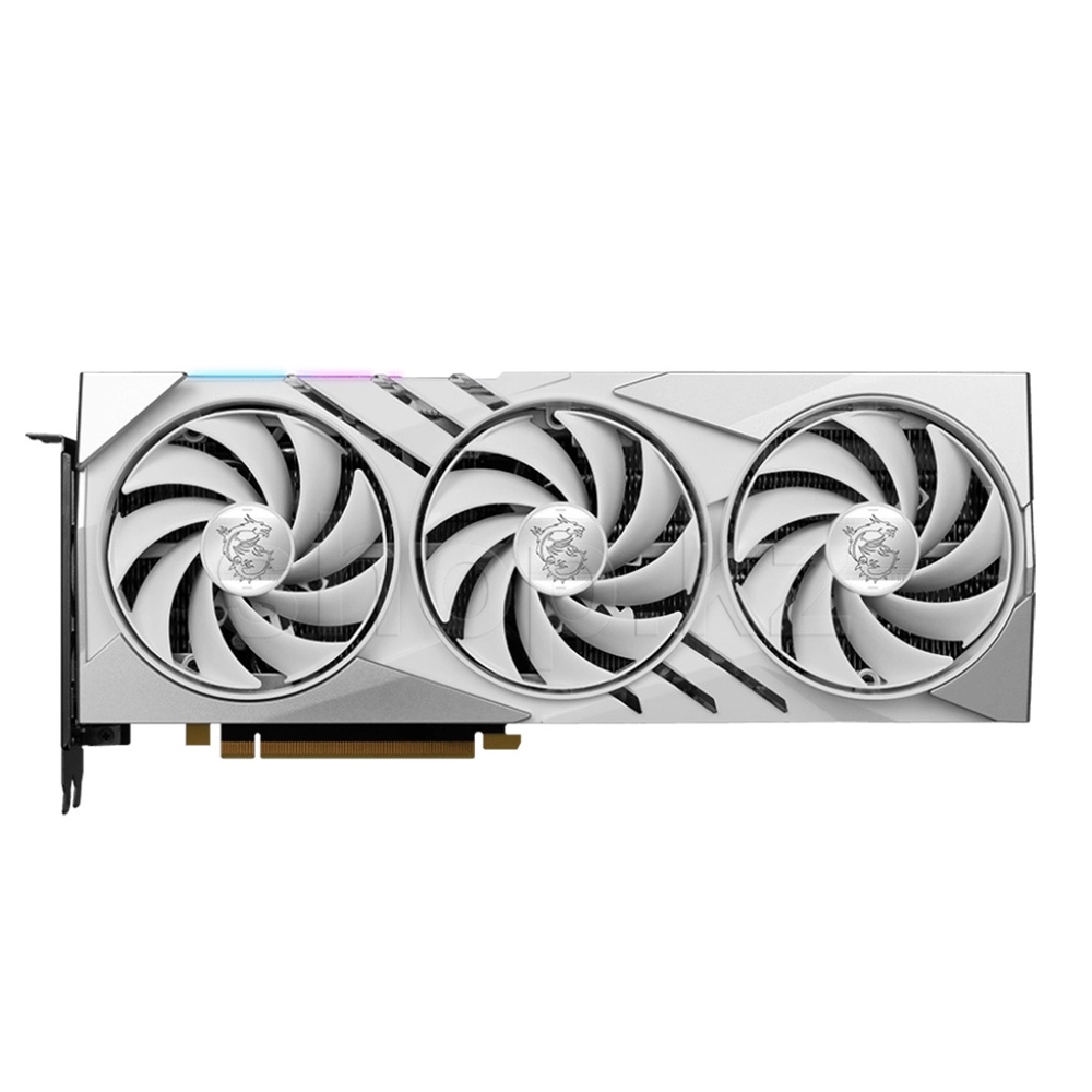 Видеокарта MSI GeForce RTX 4070 Ti Super 16G Gaming X Slim, Белый