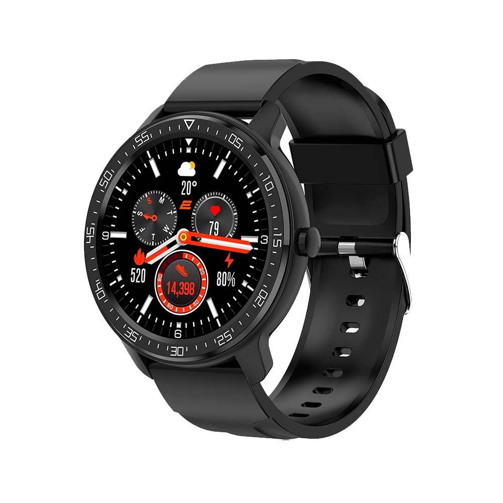 Aqlli Soat 2E Alpha X 46mm Qora-Kumush rang