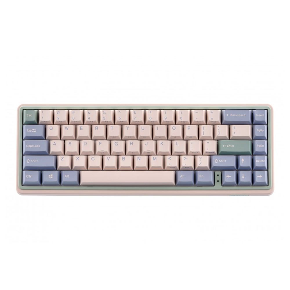Klaviatura Varmilo Minilo VXT67 Eucalyptus [Gateron G Pro 2.0 Qizil Switch] / EN Kumush rang | ERC