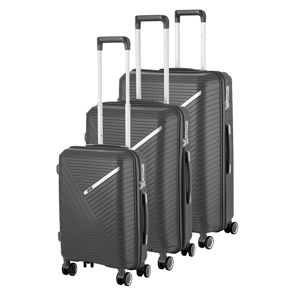 Suitcase set 2E, SIGMA,(L+M+S) 3 in 1, Graphite