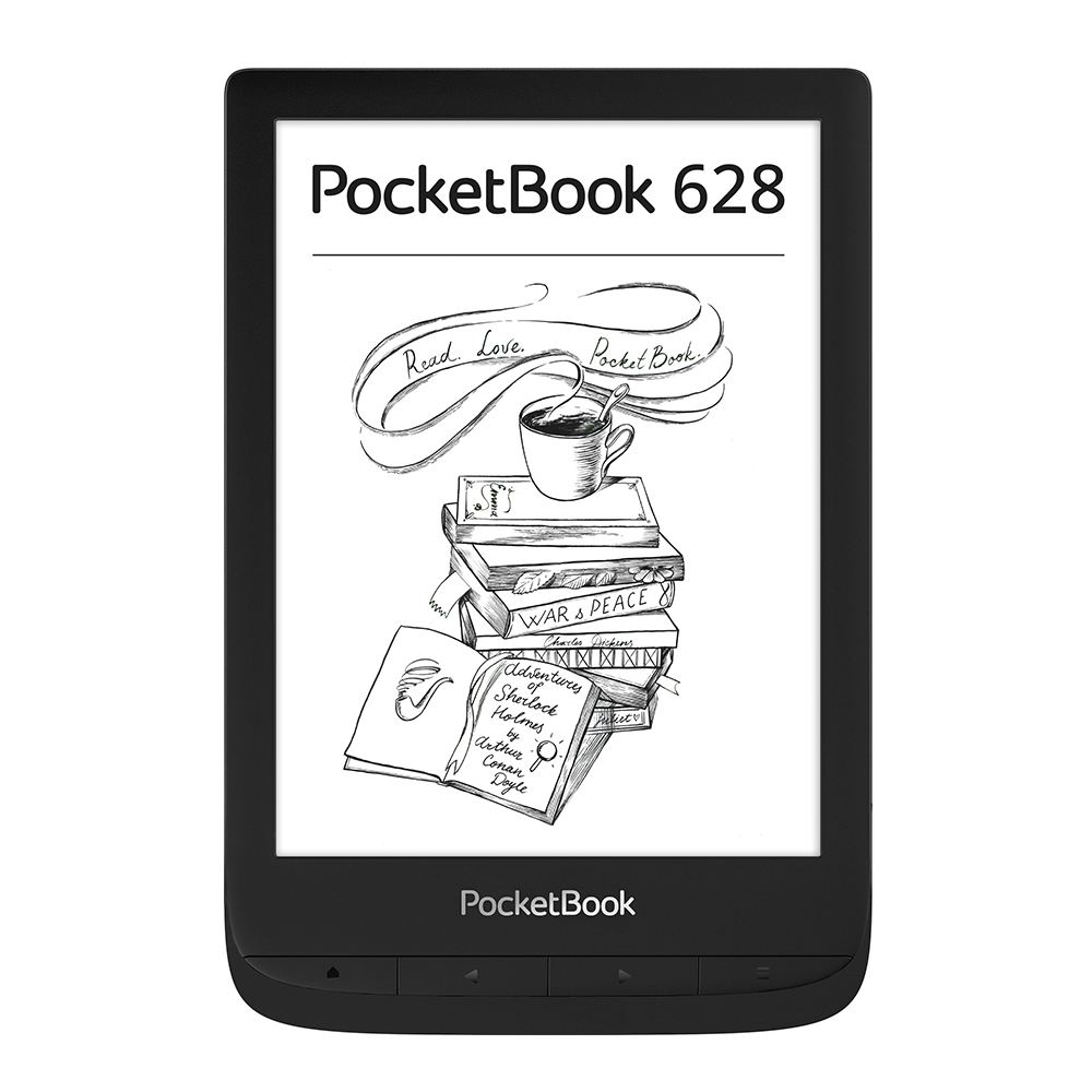 Elektron kitob PocketBook eReader 628 Ink, Qora | ERC