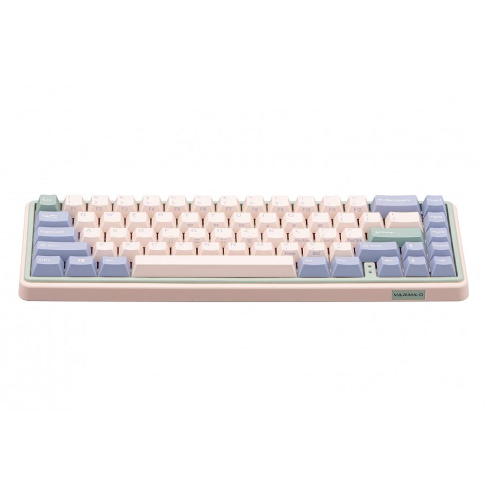 Klaviatura Varmilo Minilo VXT67 Eucalyptus [Gateron G Pro 2.0 Qizil Switch] / EN Kumush rang | ERC