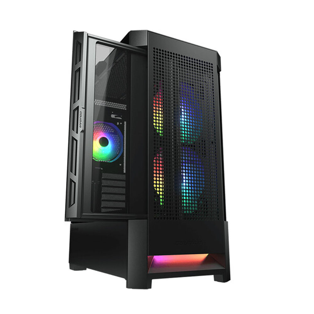 Case Cougar Airface RGB, Black