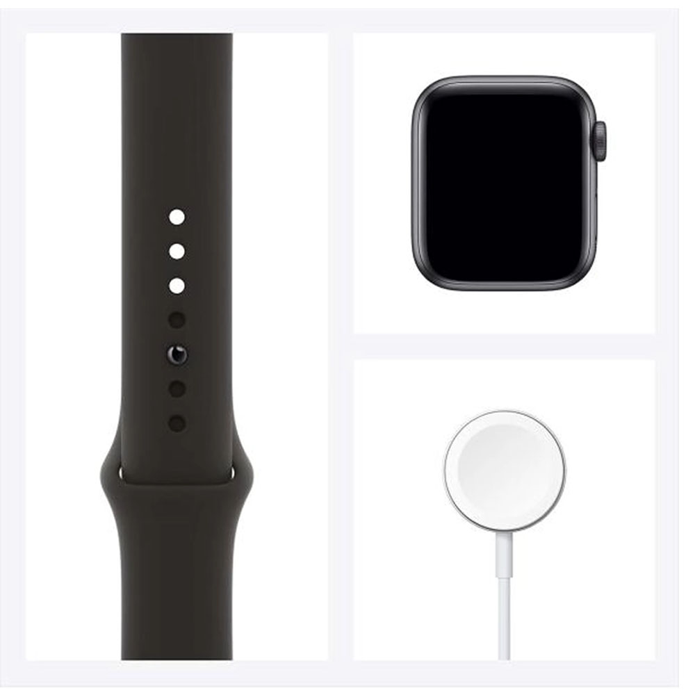 Apple iWatch SE 44mm, Qora