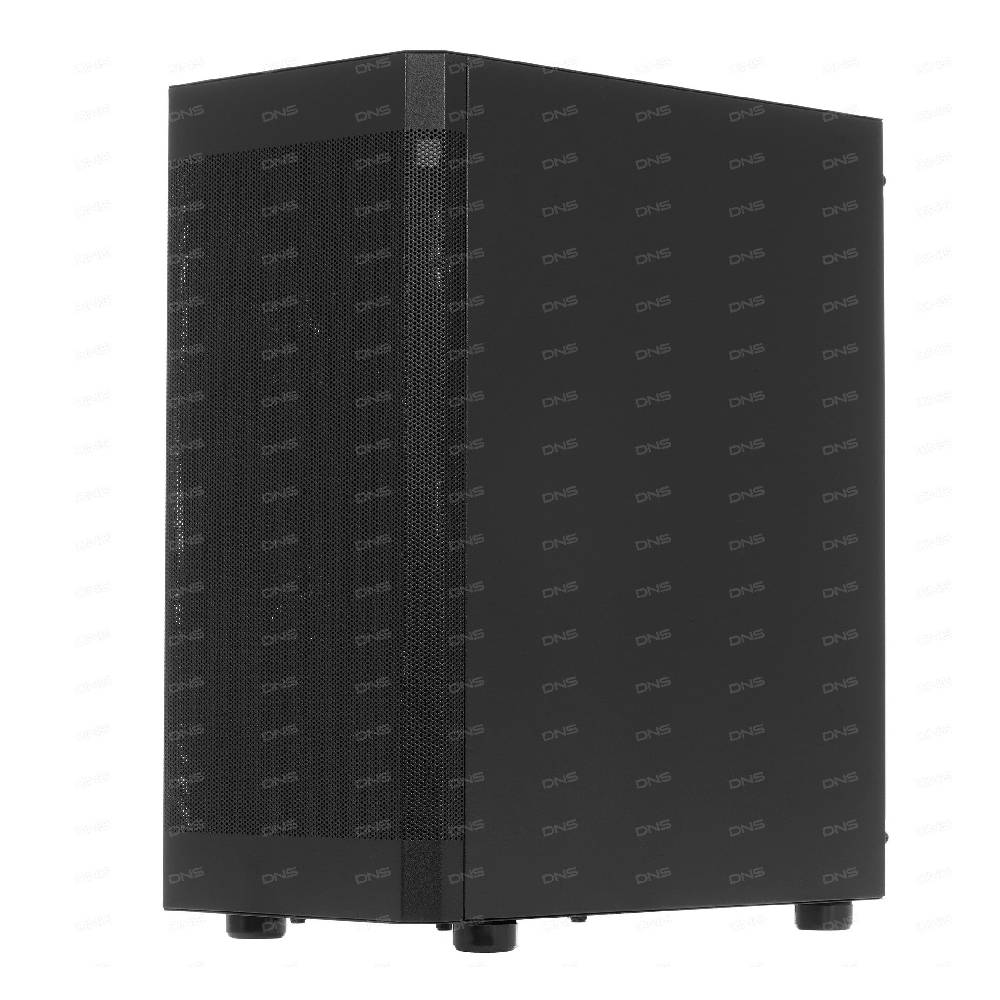 Qora rangdagi zamonaviy Mid-Tower korpus