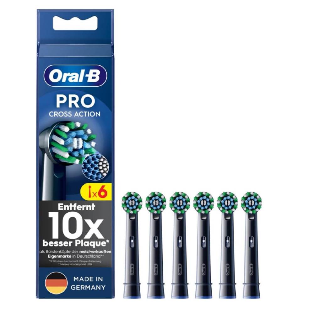 Replacement Brush Heads for Electric Toothbrush! Oral-B Pro Cross Action (6 pcs)