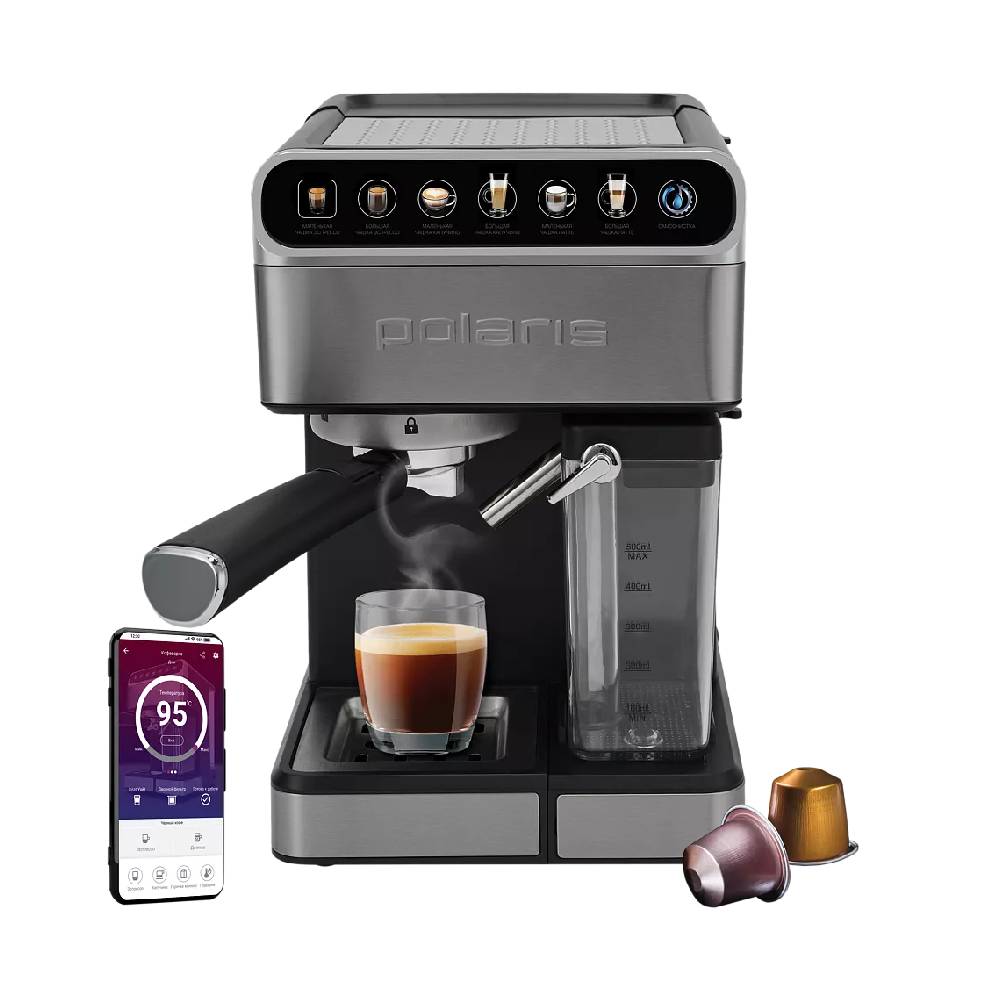 Coffee Machine Polaris PCM1540 Portafilter – 3-in-1,