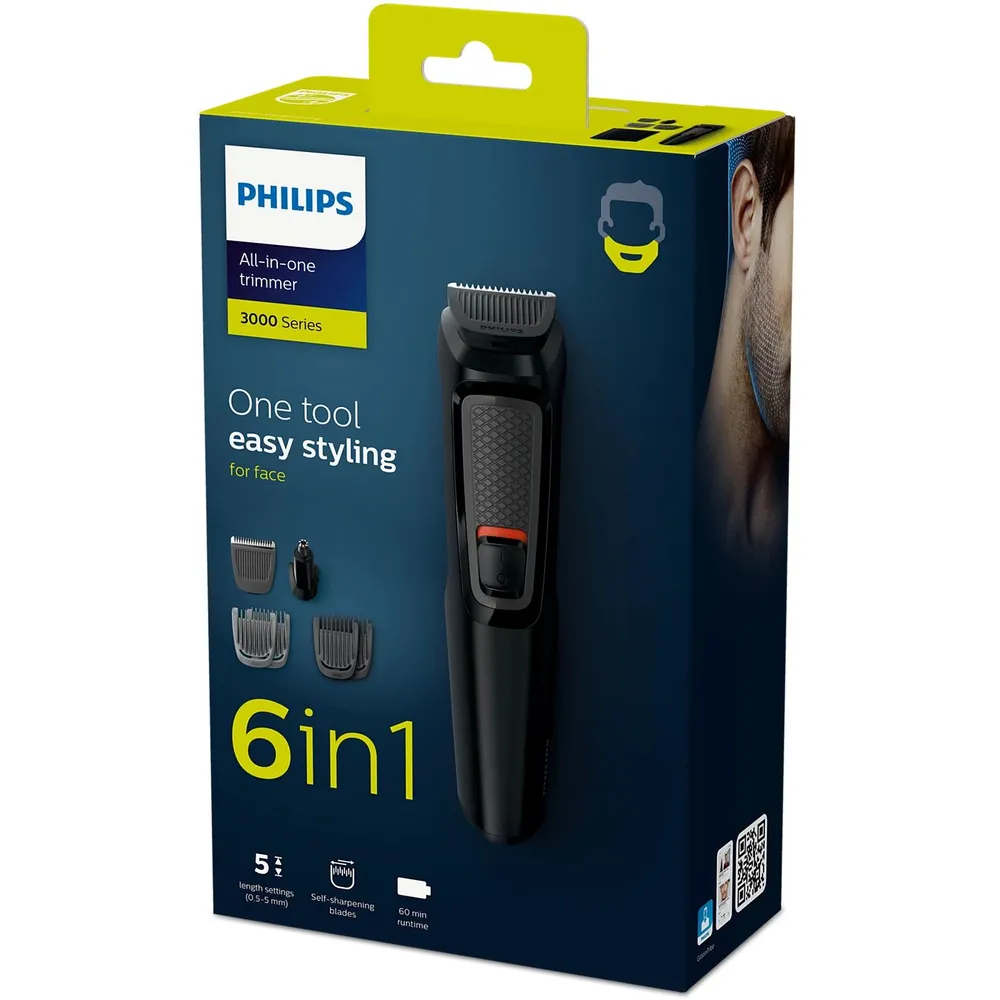 Trimmer Soqol va tana uchun PHILIPS 6 tasi 1 tada (MG3710)