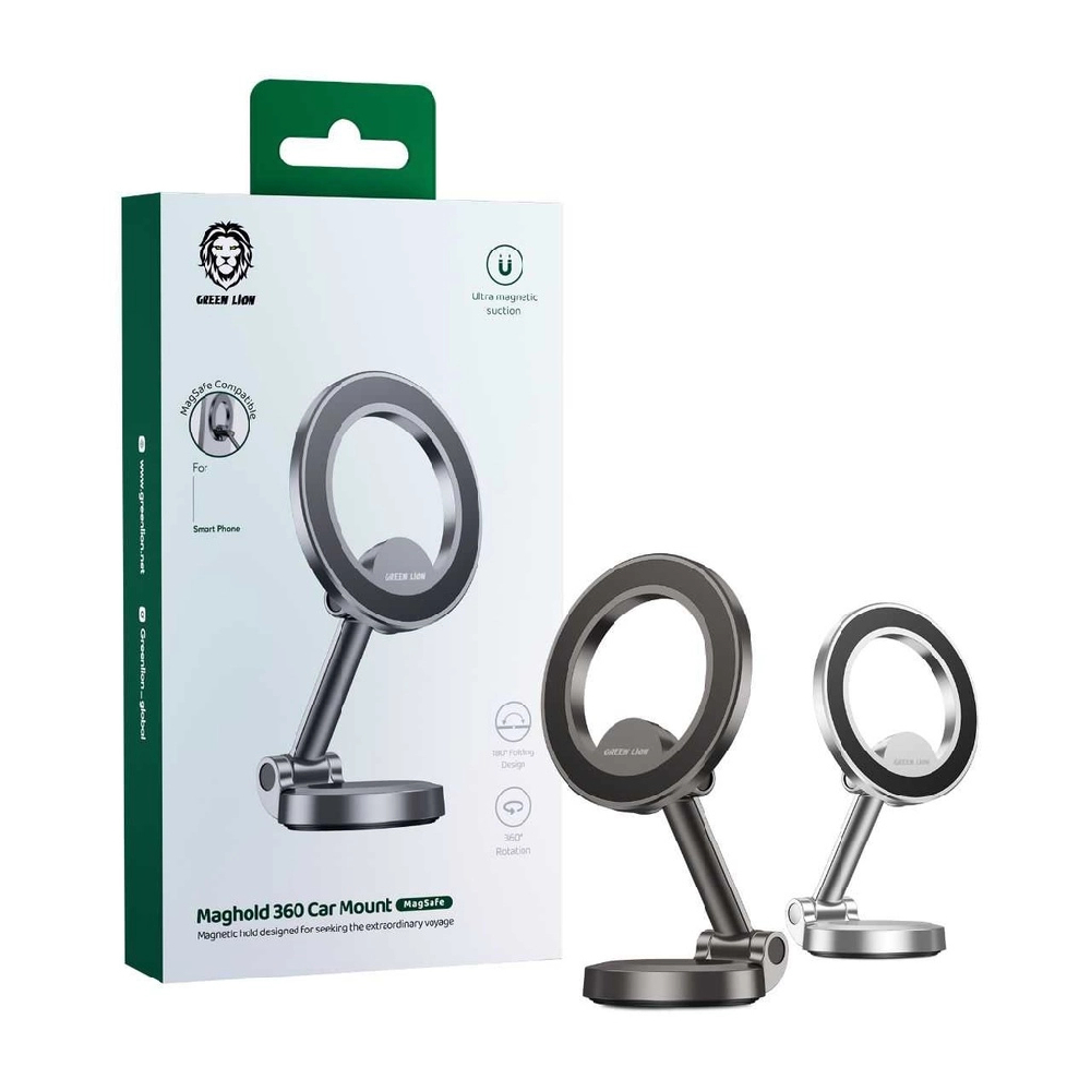Telefon ushlagich Green Lion Maghold 360 Car Mount