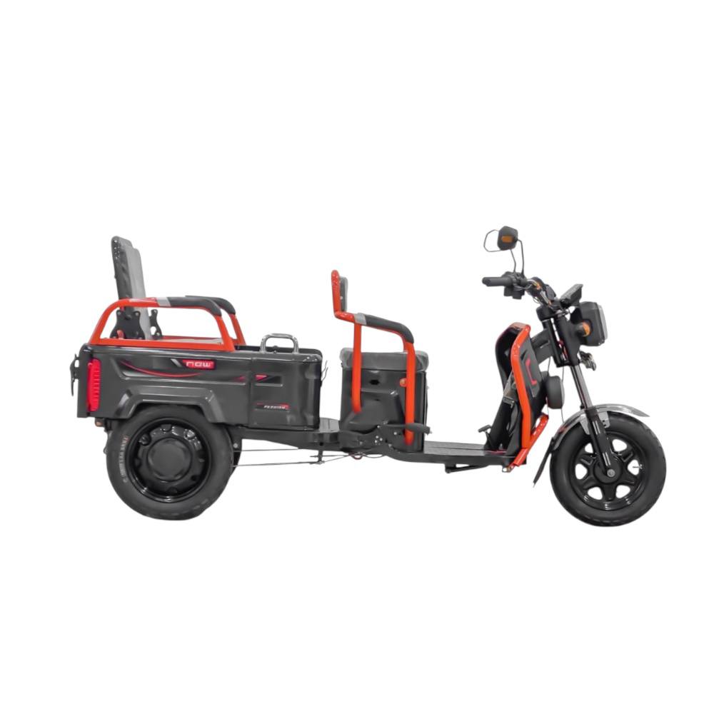 Eletroskuter 3 g'ildirakli Drongo FDR-1200-01, Qora