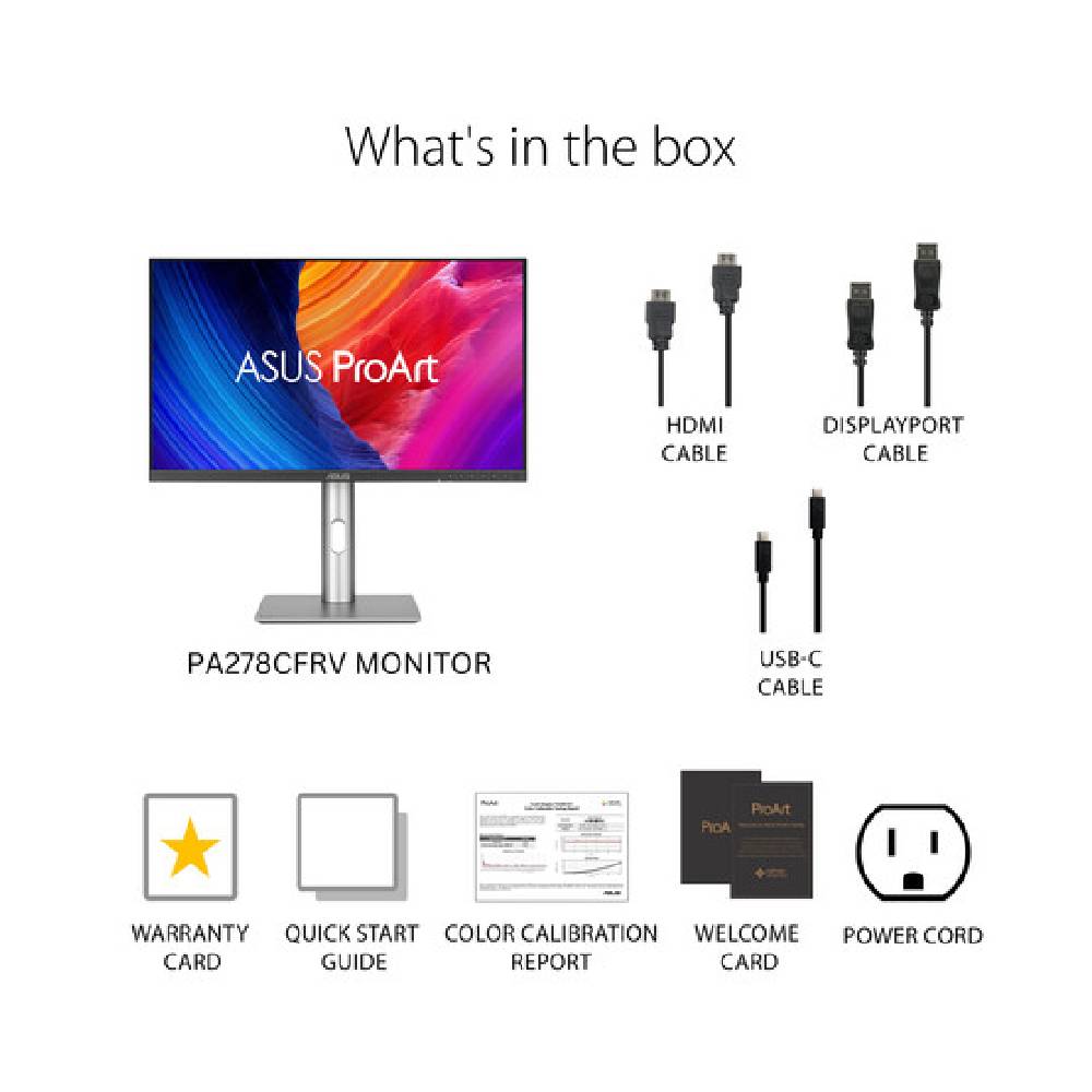 Monitor ASUS ProArt Display PA278CFRV 27"