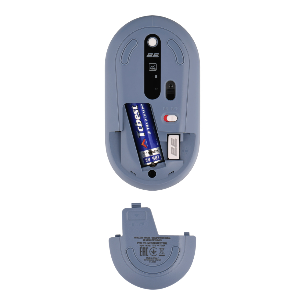 Mouse 2E MF300, Silent WL BT PETS:CATS / ERC
