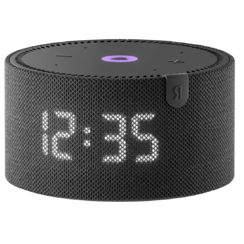 Aqlli kolonka Yandex Stansiya Mini 2, Alisa va soat bilan, Qora (YNDX-00020)