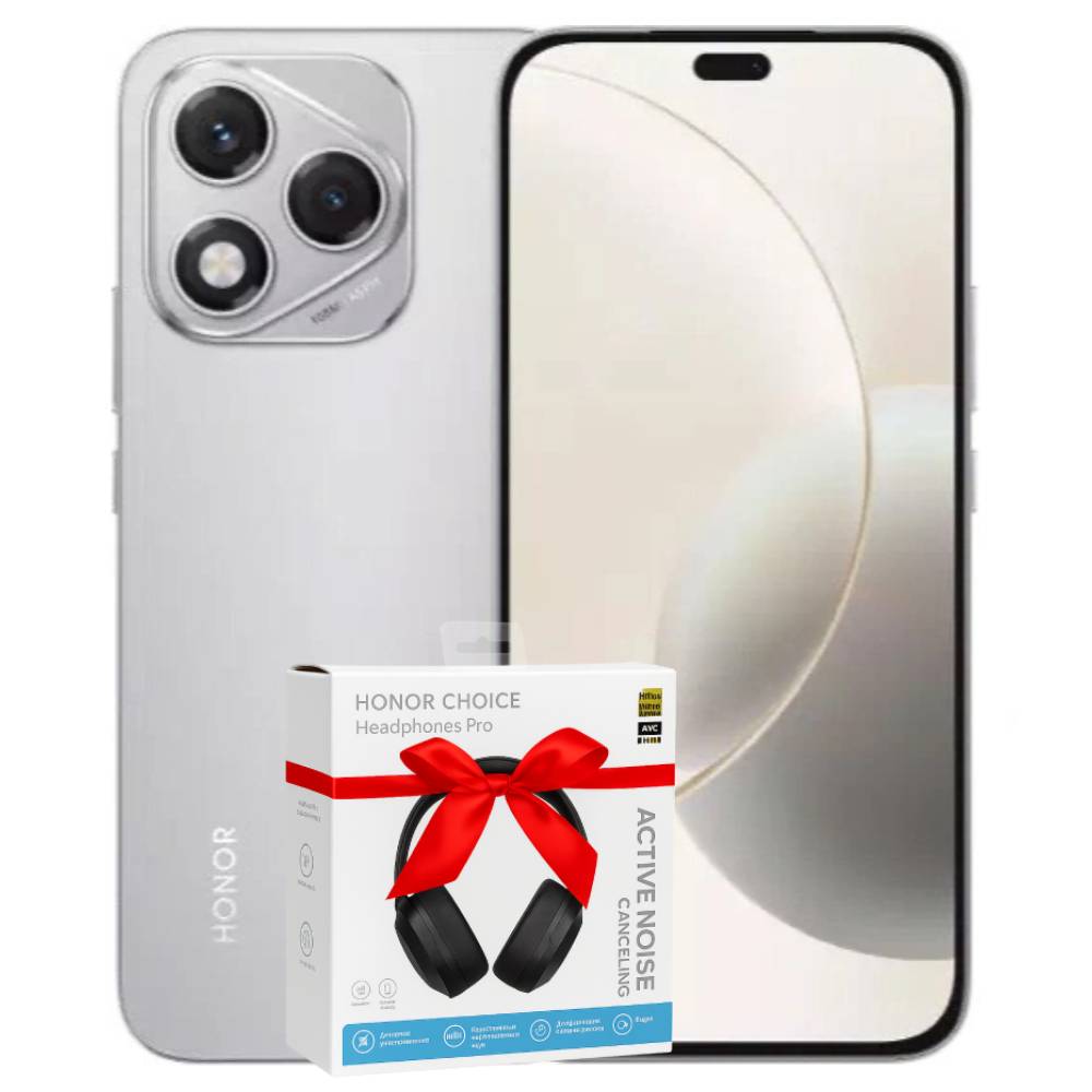 HONOR 400 Lite 8/256GB ( Бархатный Серый) + Подарок Беспроводные наушники