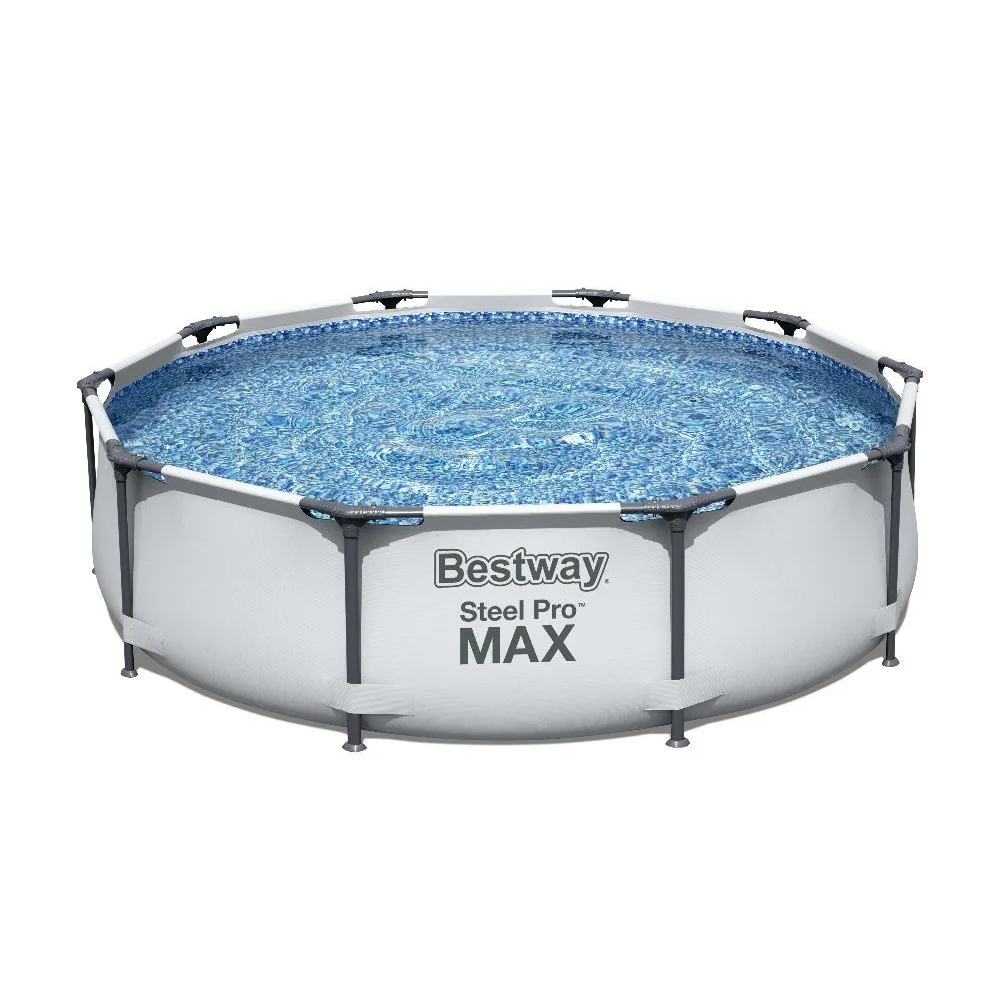 BESTWAY STEEL PRO MAX karkasli basseyn 305 × 76 sm, 4 678 l + 1 249 l/soat filtr‑nasos, 56408