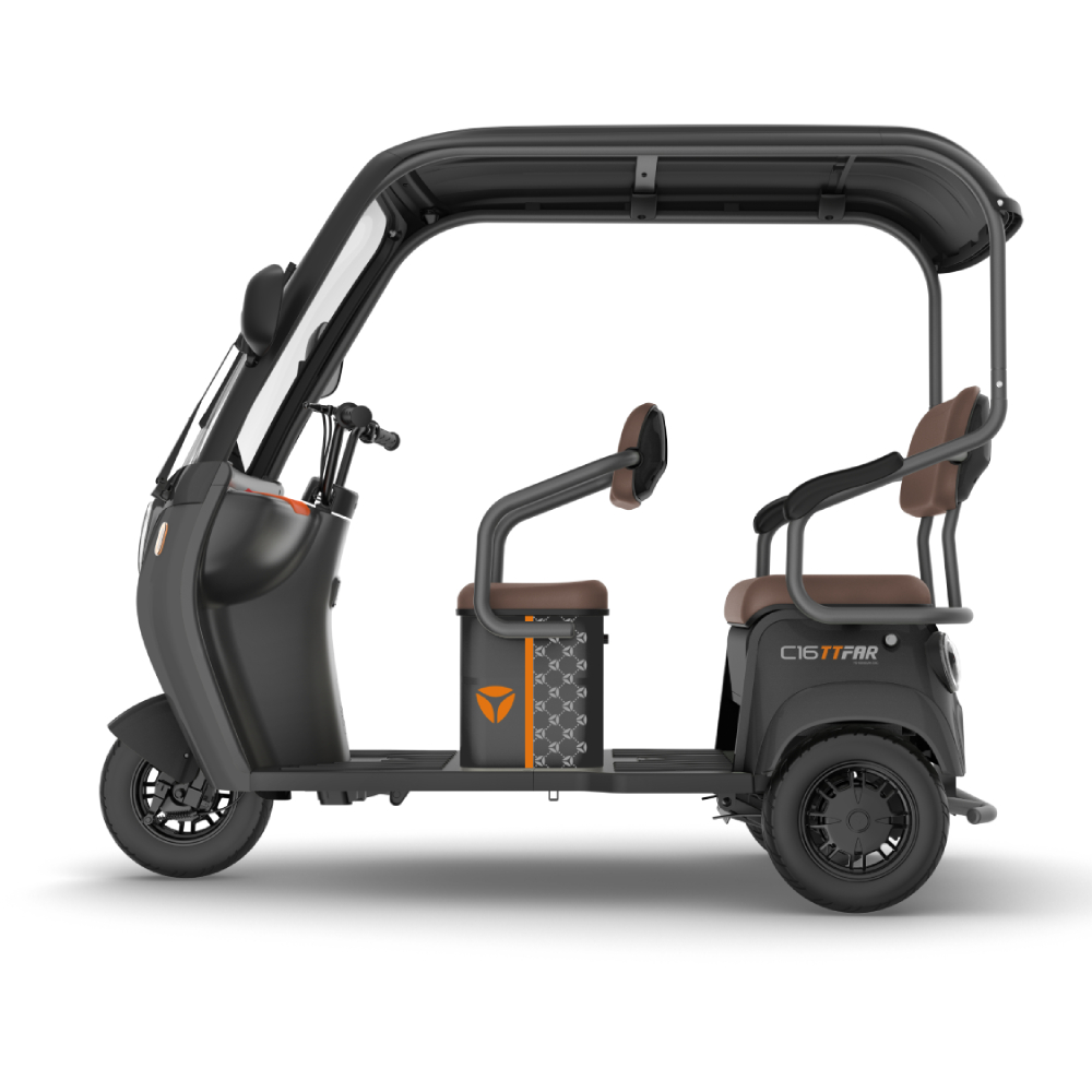 Elektroskuter Yadea C16, Qora