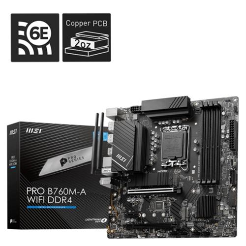 Asosiy plata MSI PRO B760M-A WIFI DDR4