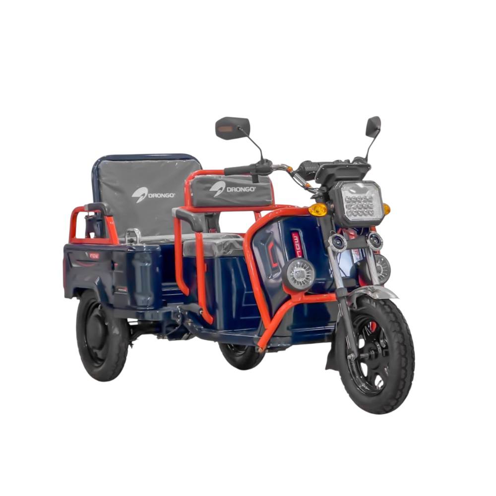 Электроскутер 3-х баллонный Drongo FDR-1200-01, Синий