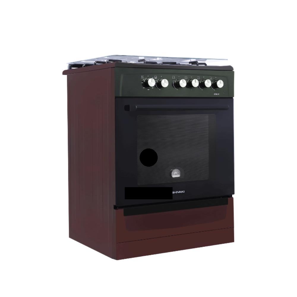 Combined stove with gas contro Shivaki 6301 KP ( Brown)