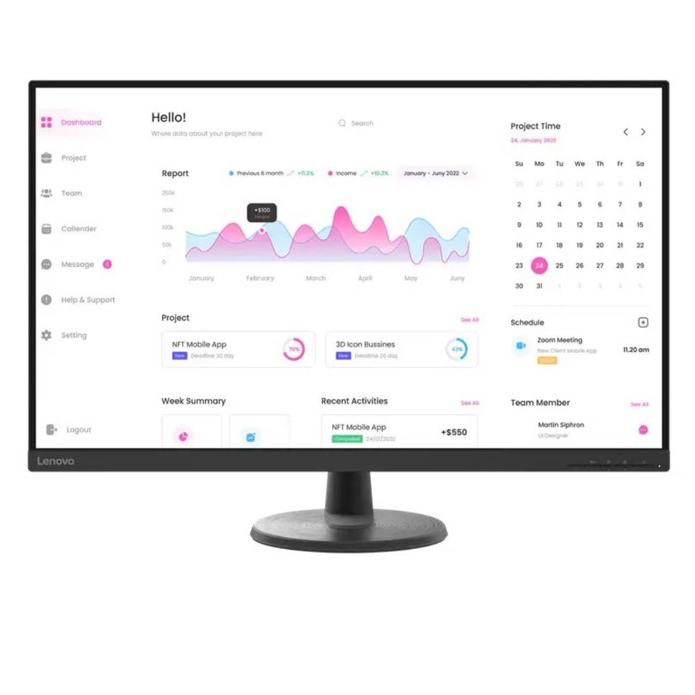 Monitor Lenovo D32u-40 31.5" VA FHD 60Hz (67A0GAC2EU)