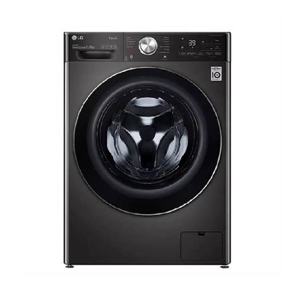 Washing Machine LG WDV1260BRP Black