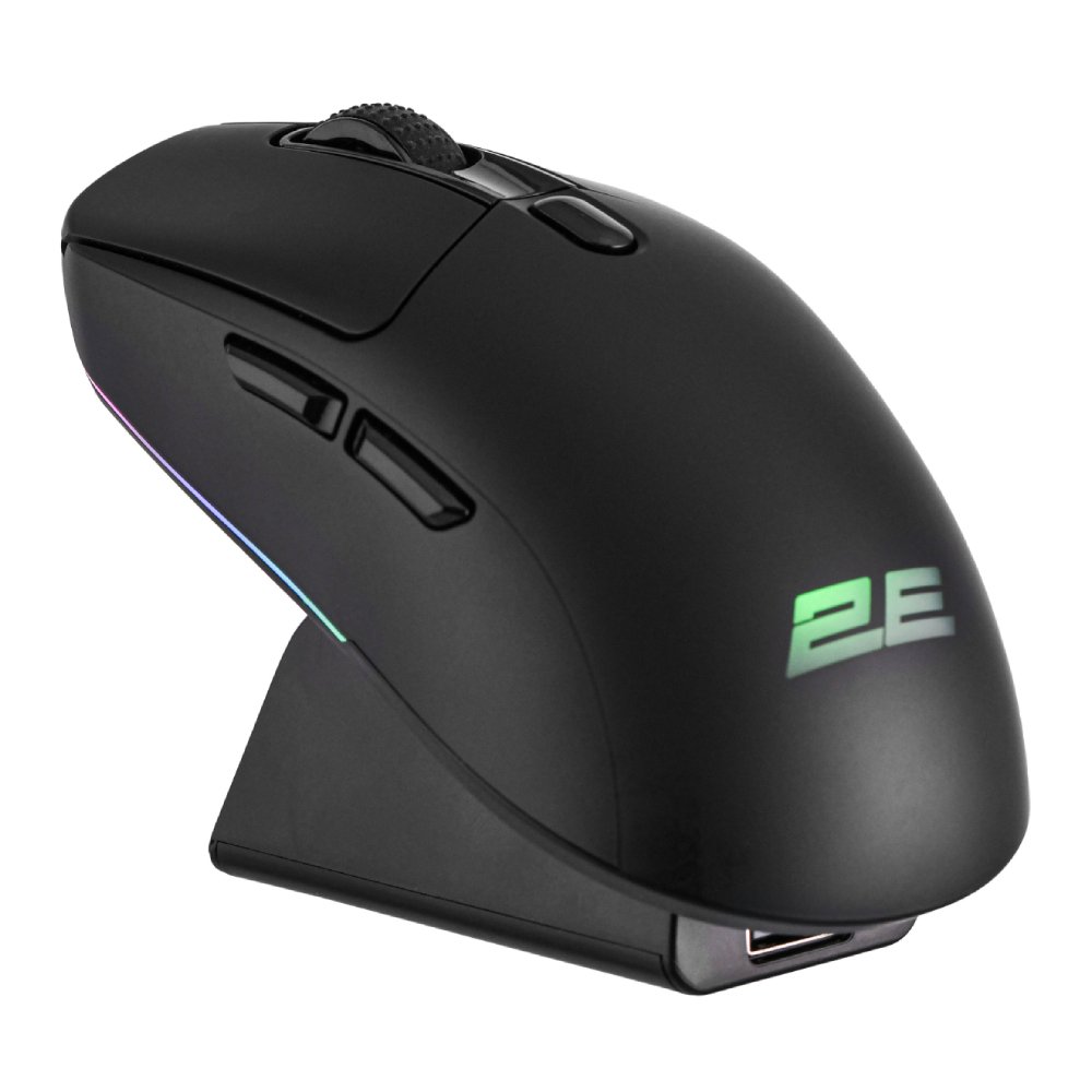 Mouse 2E Gaming MG360 WL, RGB WL BT USB-A, Black / ERC