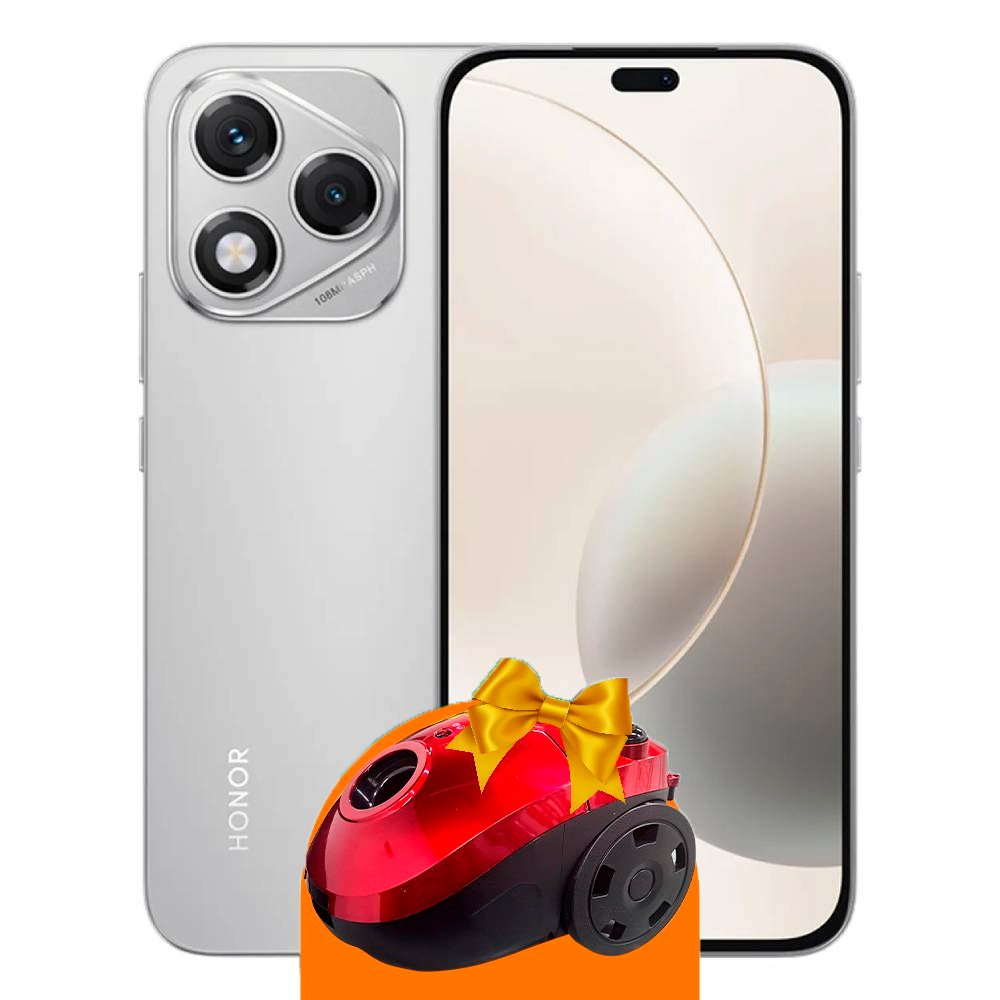 HONOR 400 Lite 8/256GB ( Бархатный Серый) + Подарок Пылесос