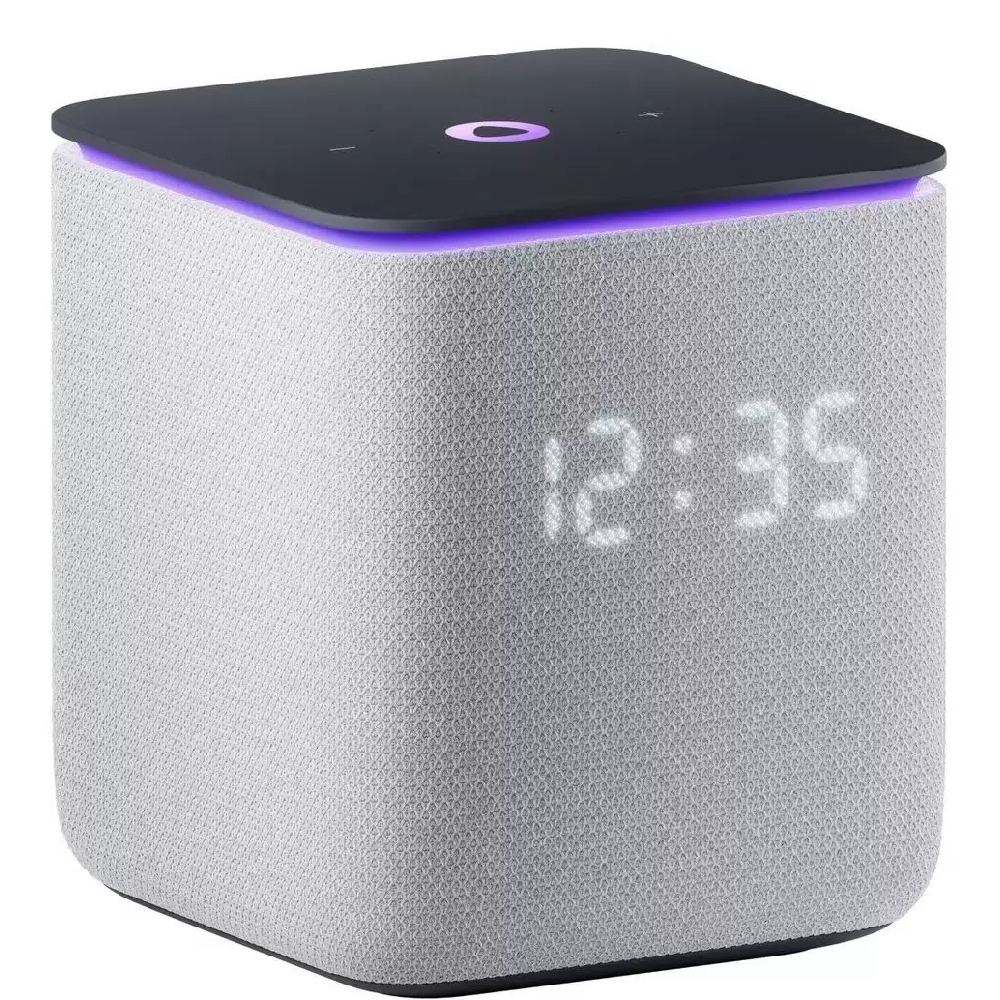 Умная колонка Яндекс Станция MIDI Zigbee с Алисой, Серый цвет (YNDX-00054GRY)
