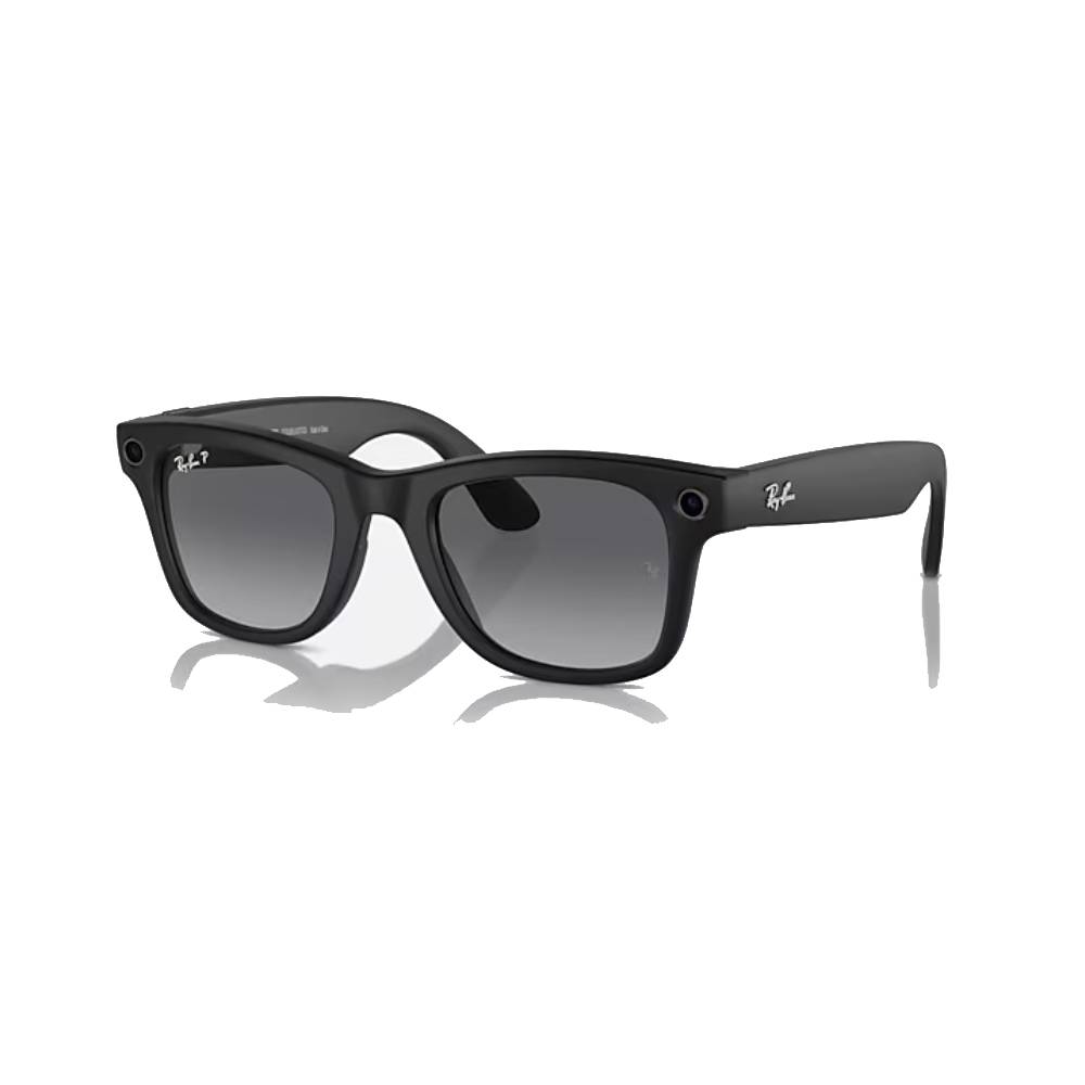 Aqlli kamera ko'zoynaklari Meta Rayban Black Matte