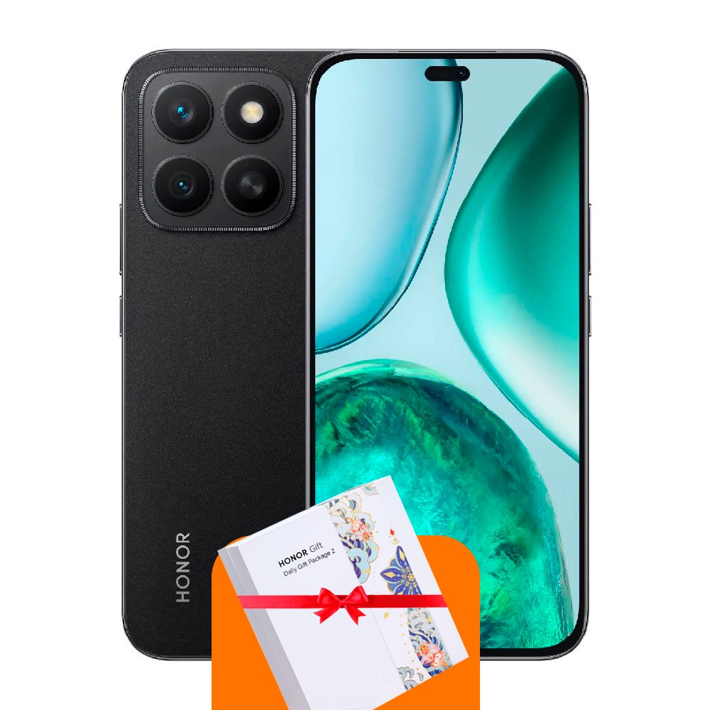 Honor X8c 8/128GB (Qora rang) + Sovg'a Honor Gift Box