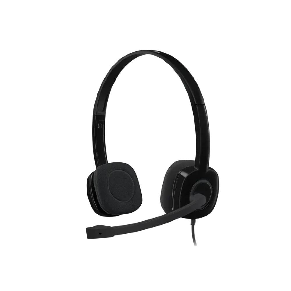 Quloqchin Logitech H151 Stereo Headset with Noise-Cancelling