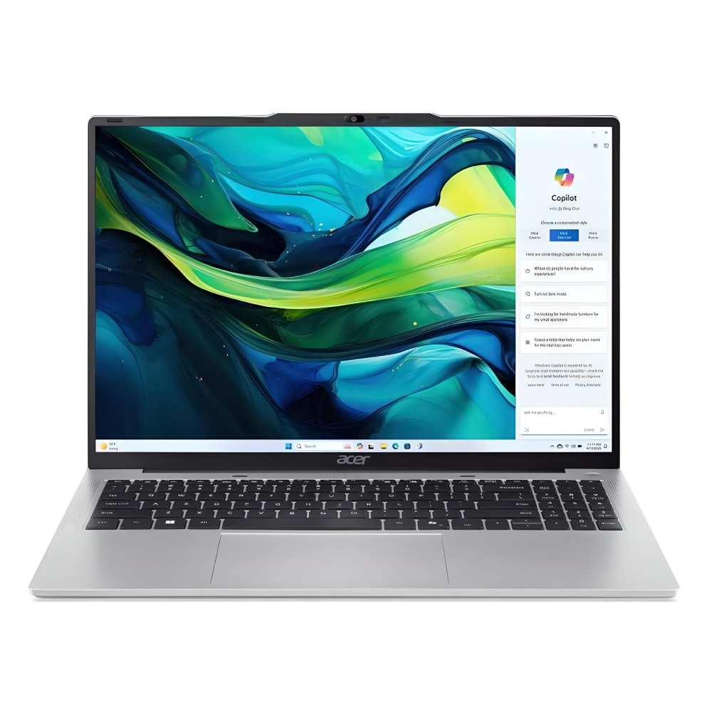 Ноутбук ACER ASPIRE LITE AL16-52P-52JZ I5-1334U 8GB 512GB 16'' WUXGA IPS SILVER