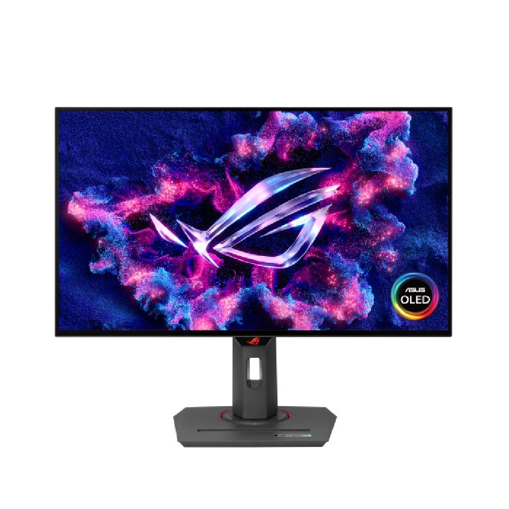 Monitor ROG Strix OLED XG27AQDMG gaming monitor-27-inch (26.5-inch viewable) 1440p glossy WOLED panel, 240 Hz, 0.03 ms, custom heatsink, OLED Anti-flicker, ASUS OLED Care, uniform brightness, G-SYNC® compatible, 99% DCI-P3, and DisplayWidget Center